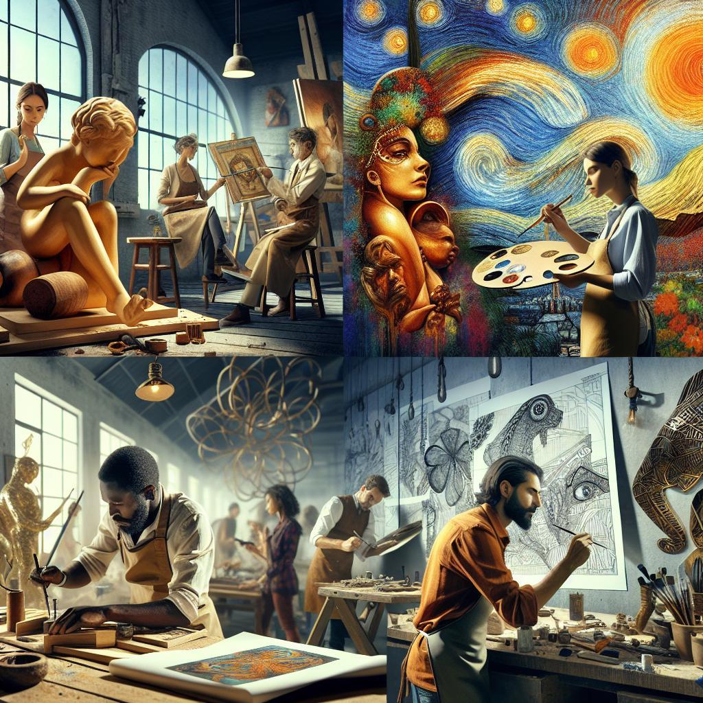 Werkstattbesuche: Einblicke in kreative Prozesse