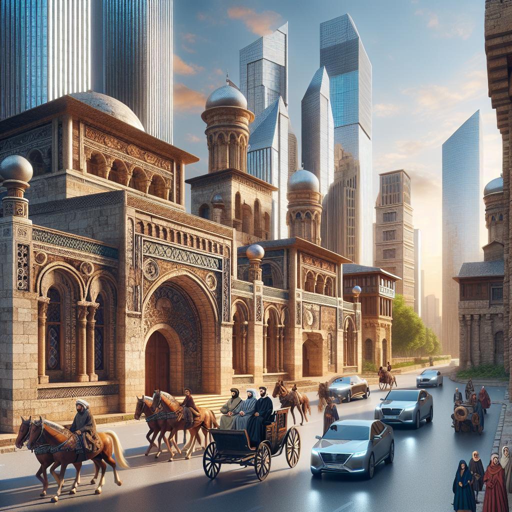 Historische Orte, die Kultur und Moderne verbinden